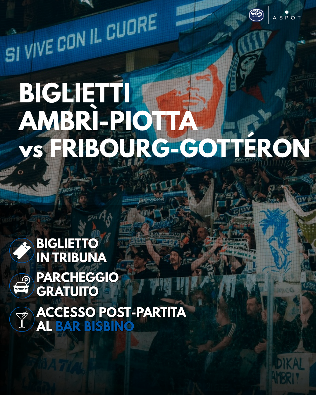 🔵 HC Ambrì-Piotta v Fribourg-Gottéron | National League | 20 ottobre 2026